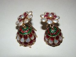 Manufacturers Exporters and Wholesale Suppliers of Fashion Jhumki Jaipur Rajasthan